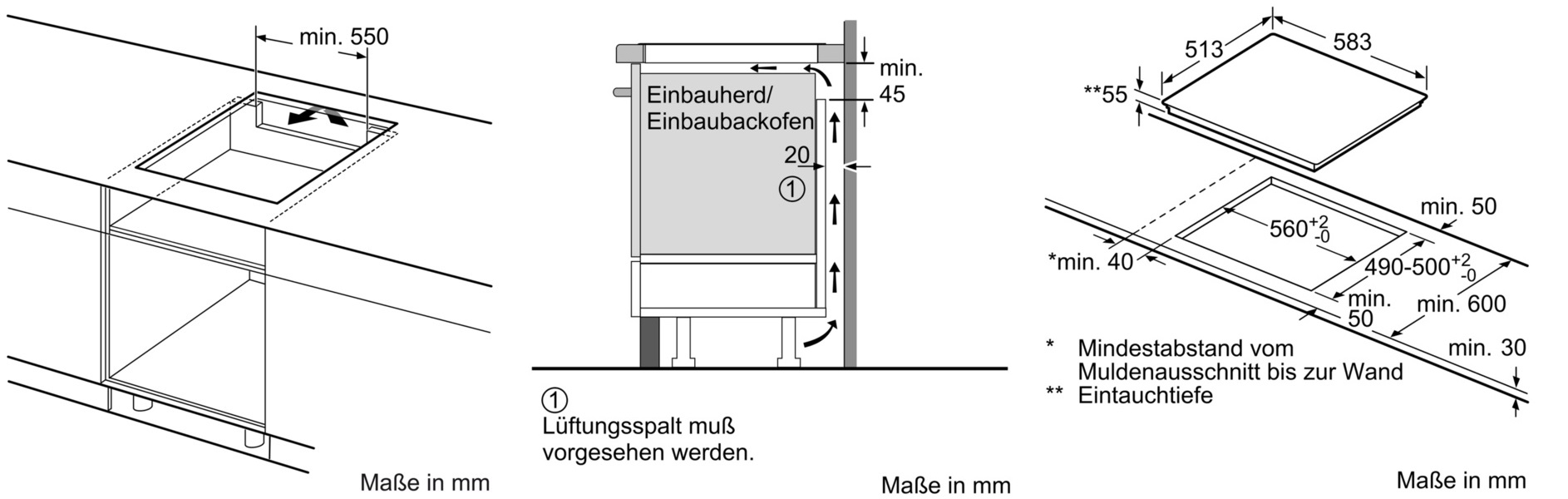 Neff P15I56MK Elektro Einbauherd Set mit ...