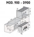 Ilve 900B-MP Elektro-Einbau-Backofen, 90cm