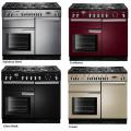 Falcon PROFESSIONAL+ 100 Range Cooker, Gasherd mit Elektrobackofen, Schwarz/ Energieeffizienzklasse A