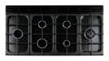 Falcon PROFESSIONAL+ 110 Range Cooker, Gasherd mit Elektrobackofen, Stainless Steel, Energieeffizienzklassen A/B