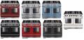 Falcon 1092 Continental Range Cooker, Gasherd mit Elektrobackofen, weiß, Energieeffizienzklasse A