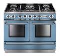 Falcon 1092 Continental Range Cooker, Gasherd mit Elektrobackofen, weiß, Energieeffizienzklasse A