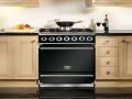 Falcon 900 S Single Cavity Range Cooker, Gasherd mit Elektrobackofen. Cherry Red, Energieeffizienzklasse A