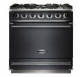 Falcon 900 S Single Cavity Range Cooker, Gasherd mit Elektrobackofen. Cherry Red, Energieeffizienzklasse A
