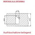 Pyramis LUME 17x40 1B Art.Nr. 101024001 Unterbaubecken