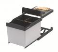 Pyramis 038000201 EINBAU ABFALLSAMMLER SW 3-Fach
