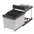 Pyramis 038000301 EINBAU ABFALLSAMMLER SW 2-Fach