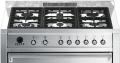 Smeg A1D-7 Gasherd mit Elektrobackofen, Opera Kochzentrum/ Energieeffizienzklasse B