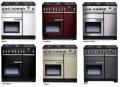 Falcon PROFESSIONAL DELUXE 90 Range Cooker, Gasherd mit Elektrobackofen, cranberry/ Energieeffizienzklasse A