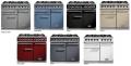 Falcon 1000 Deluxe Range Cooker, Gasherd mit Elektrobackofen, cherry red/ Energieeffizienzklasse A