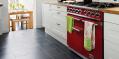 Falcon 1000 Deluxe Range Cooker, Gasherd mit Elektrobackofen, cherry red/ Energieeffizienzklasse A