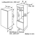 Bosch KIL20V60 Einbau-Kühlschrank/ Energieeffizienzklasse A++