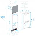 Beko BCH 130000 Einbau Kühl-Gefrierkombination/ Energieeffizienzklasse A++