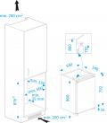 Beko B 1801 Einbau-Kühlschrank/ Energieeffizienzklasse A+