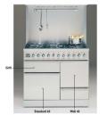 ILVE PTW-1006-MP Professional Plus Gasherd, Elektrobackofen