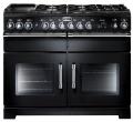 Falcon Excel 110 Range Cooker, Gasherd mit Elektrobackofen, black/ Energieeffizienzklasse A