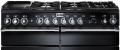 Falcon Excel 110 Range Cooker, Gasherd mit Elektrobackofen, black/ Energieeffizienzklasse A