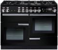 Falcon PROFESSIONAL+ 110 Range Cooker, Gasherd mit Elektrobackofen, schwarz/ Energieeffizienzklassen A/B