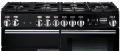 Falcon PROFESSIONAL+ 110 Range Cooker, Gasherd mit Elektrobackofen, schwarz/ Energieeffizienzklassen A/B