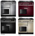 Falcon PROFESSIONAL+ 90 Range Cooker, Gasherd mit Elektrobackofen, cranberry/ Energieeffizienzklasse A