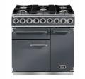 Falcon 900 Deluxe Range Cooker, Gasherd mit Elektrobackofen, cream/ Energieeffizienzklasse A