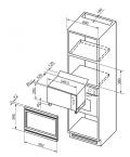 Oranier KMG9802 980210 Einbau-Mikrowelle