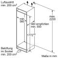 Bosch KIL82AD40 Einbau-Kühlschrank/ Energieeffizienzklasse A+++