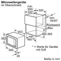 Bosch HMT75M551 Kompakt-Einbau-Mikrowelle