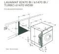 AEG L61470WDBI Waschtrockner, integrierbar/ Energieeffizienzklasse B