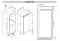 Amica EKS 16184 Einbau-Kühlschrank mit Gefrierfach/ Energieeffizienzklasse A++