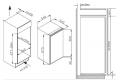Amica EKS 16181 Einbau-Kühlschrank mit Gefrierfach/ Energieeffizienzklasse A++