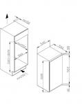 Amica EVKS 16404 Einbau-Kühlschrank/ Energieeffizienzklasse A+