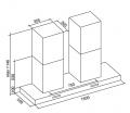 Falmec Horizon NRS 150cm Wandhaube