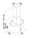 Falmec Torcello LED 65cm Inselhaube