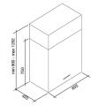 Falmec Altair Top 60cm Inselhaube