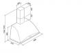 Falmec Ginevra Tile 90cm Wandhaube