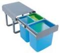 Pyramis 038001701 EINBAU ABFALLSAMMLER COLOR 3-Fach