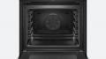 Bosch HBG675BB1 Elektro-Einbaubackofen Vulkan Schwarz, Energieeffizienzklasse A+
