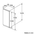 Neff K646A3/ KI2723D40 Einbau-Kühlautomat mit Gefrierfach, Energieeffizienzklasse A+++