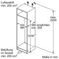 Neff K646A3/ KI2723D40 Einbau-Kühlautomat mit Gefrierfach, Energieeffizienzklasse A+++