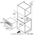 Amica EBC13558E Kompakt-Einbaubackofen mit Mikrowellenfunktion