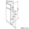 Bosch KID24A30 Einbau Kühl-Gefrierkombination Top Freezer/ Energieeffizienzklasse A++