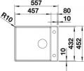Blanco Attika 60/A 518819 Aufsatzbecken