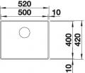 Blanco Attika XL60 519447 Aufsatzbecken