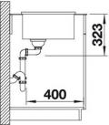 Blanco Attika XL60 519447 Aufsatzbecken