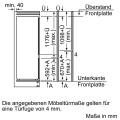 Siemens KI87VVS30 Einbau-Kühl-Gefrier-Kombination/ Energieeffizienzklasse A++ (Spektrum: A+++ bis D)