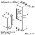 Siemens KI18RX30 Einbau-Kühlautomat/ Energieeffizienzklasse A++