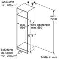 Siemens KI77VVF30 Einbau-Kühl-Gefrierkombination iQ300/ Energieeffizienzklasse A++