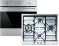 Set Smeg SF6341GVXD Gas-Einbaubackofen & SDR60XG3 Gas-Kochfeld/ Backofen Energieeffizienzklasse A