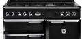 Falcon Classic 100 Range Cooker, Gasherd mit Elektrobackofen schwarz/ Energieeffizienzklasse A